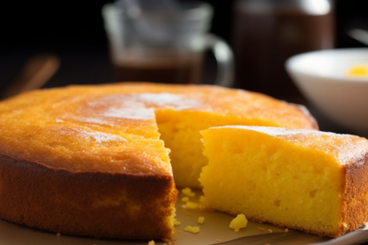 Bolo de Fubá na Airfryer (Receitas 1) Bolo de Fubá na Airfryer_recipe-cookbook.com