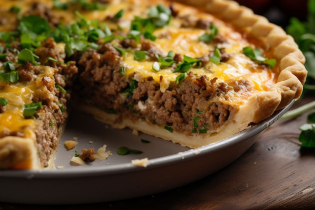 Quiche de Carne Moída_recipe-cookbook.com