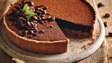 Torta de Café com Chocolate Meio Amargo_recipe-cookbook.com