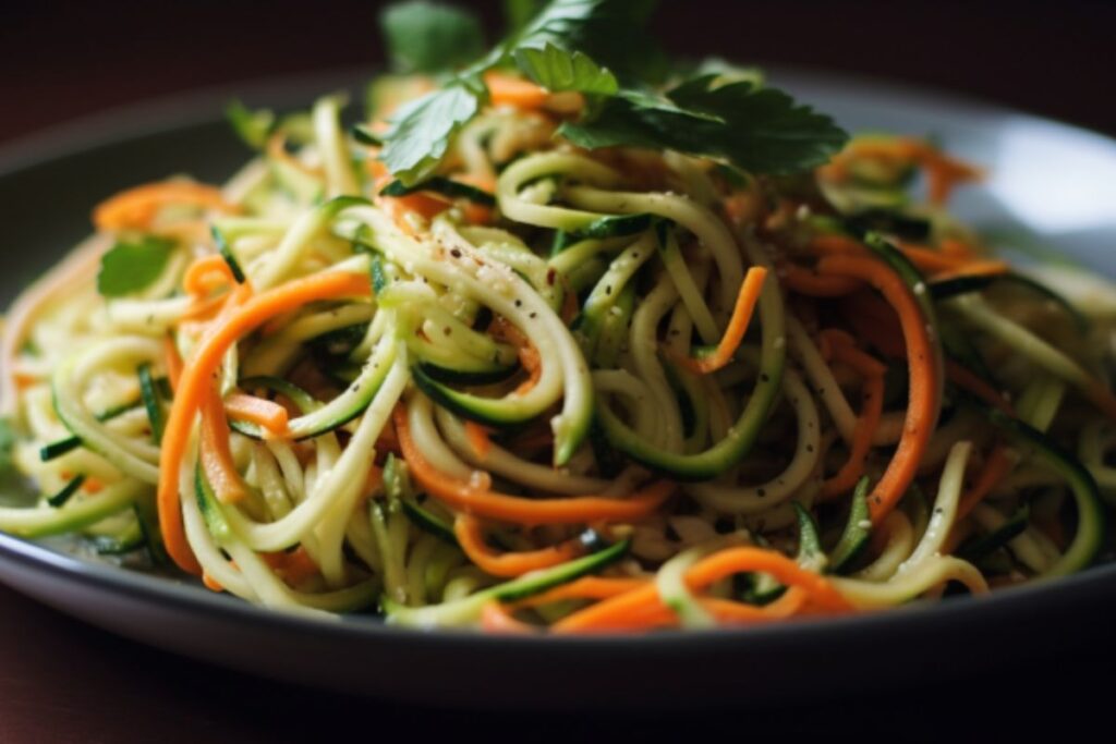 Como fazer Espaguete de Legumes_recipe-cookbook.com