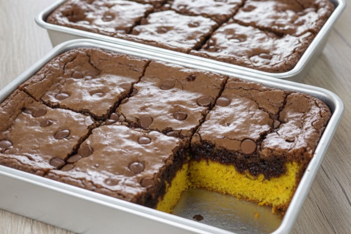 Bolo de Cenoura com Brownie_recipe-cookbook.com