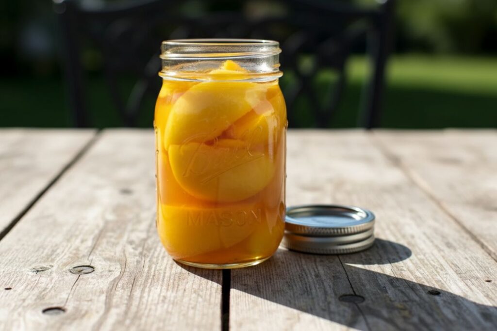 Pêssego em Calda (Receitas 2) Como fazer Pêssego em Calda_recipe-cookbook.com