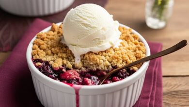 Crumble de Frutas Vermelhas_recipe-cookbook.com