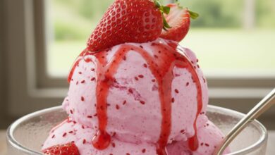 Sorvete de Morango (Receitas 6) Sorvete de morango_recipe-cookbook.com