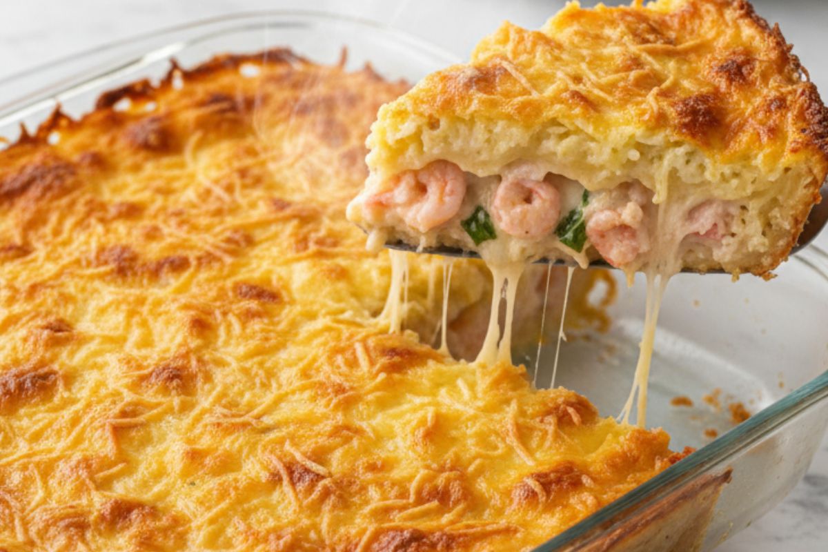 Torta de Camarão Cremosa_recipe-cookbook.com