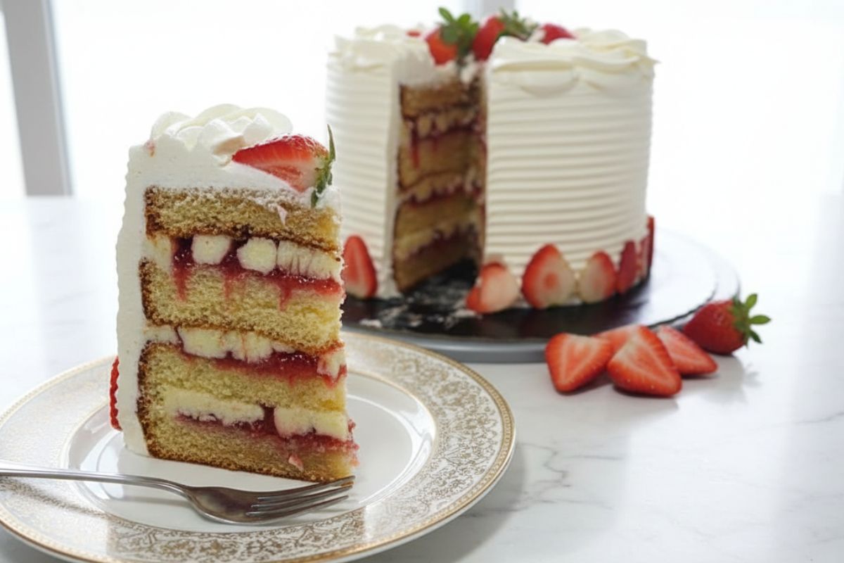 Bolo de Ninho com Geleia de Morango_recipe-cookbook.com