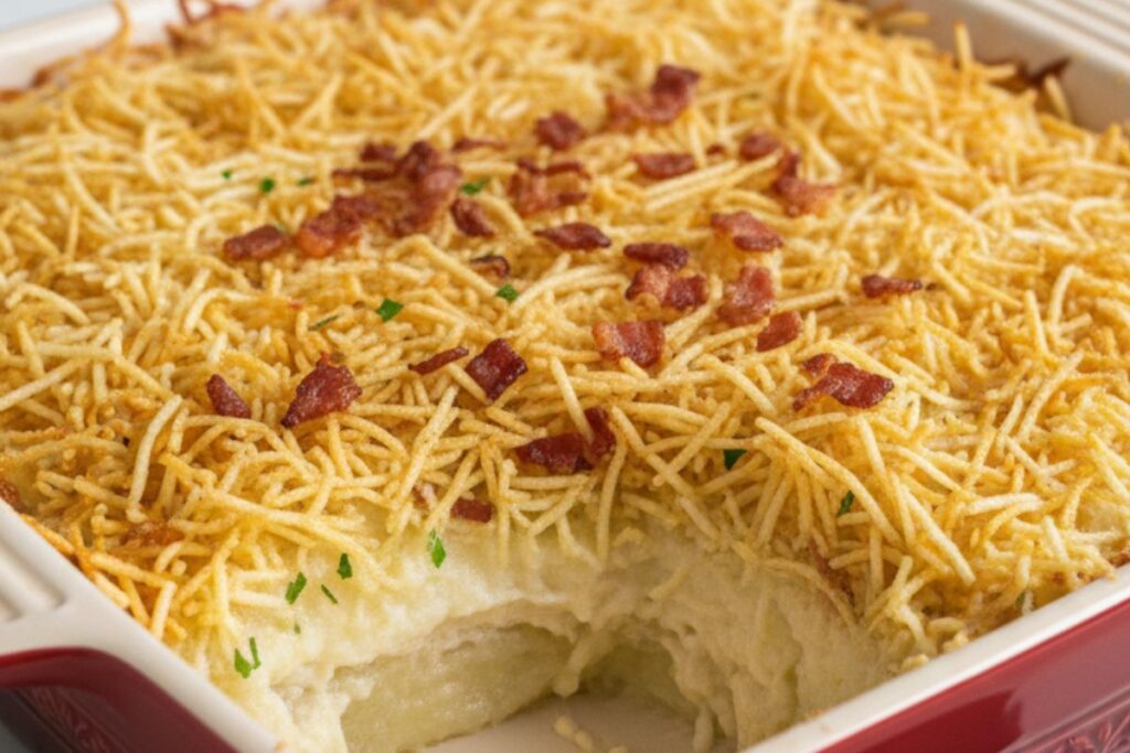 Batata Recheada na Travessa (Receitas 2) Como fazer Batata Recheada na Travessa_recipe-cookbook.com