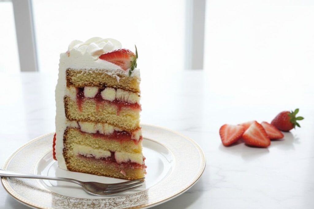 Bolo de Ninho com Geleia de Morango (Receitas 2) Como fazer Bolo de Ninho com Geleia de Morango_recipe-cookbook.com