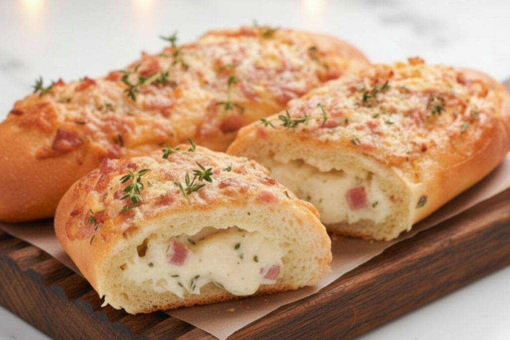 Pão de Alho com Bacon (Receitas 2) Como fazer Pão de Alho com Bacon_recipe-cookbook.com