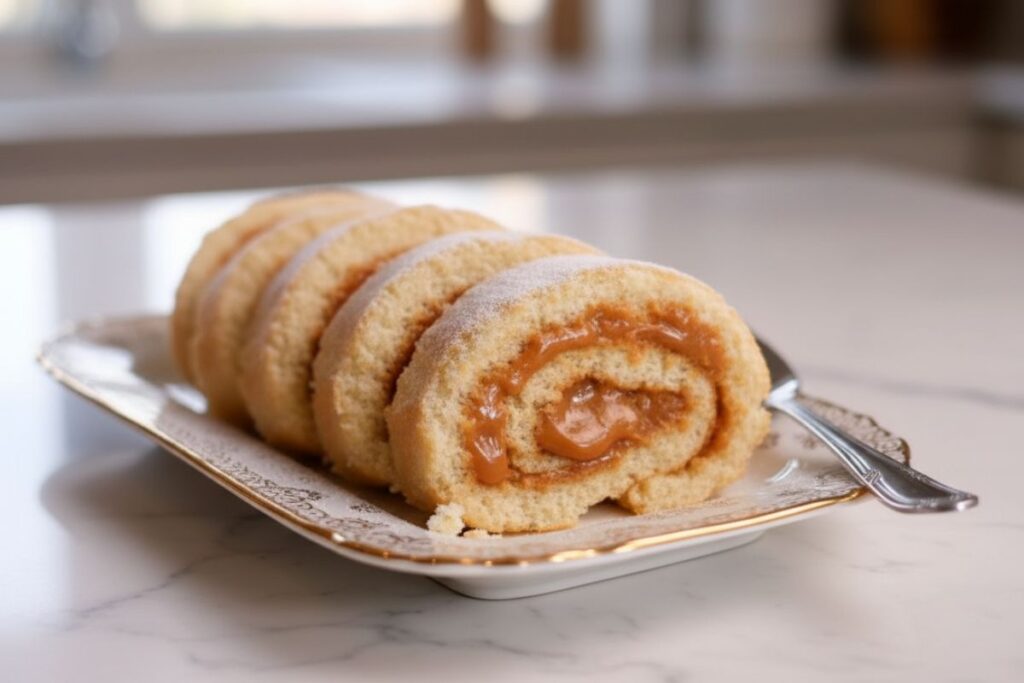 Como fazer Rocambole de Doce de Leite_recipe-cookbook.com