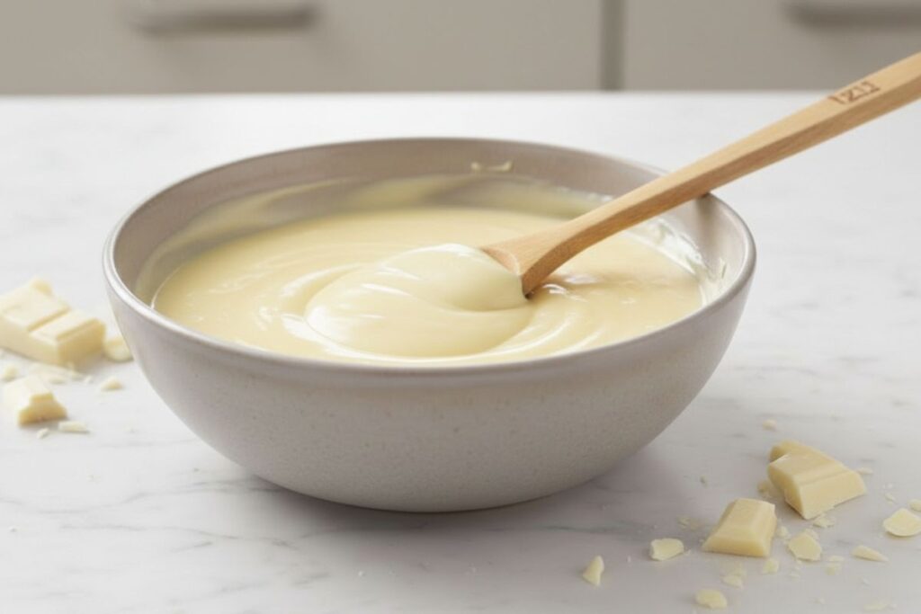 Ganache de Chocolate Branco_recipe-cookbook.com