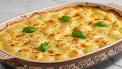 Nhoque aos Quatro Queijos (Receitas 1) Nhoque aos Quatro Queijos_recipe-cookbook.com