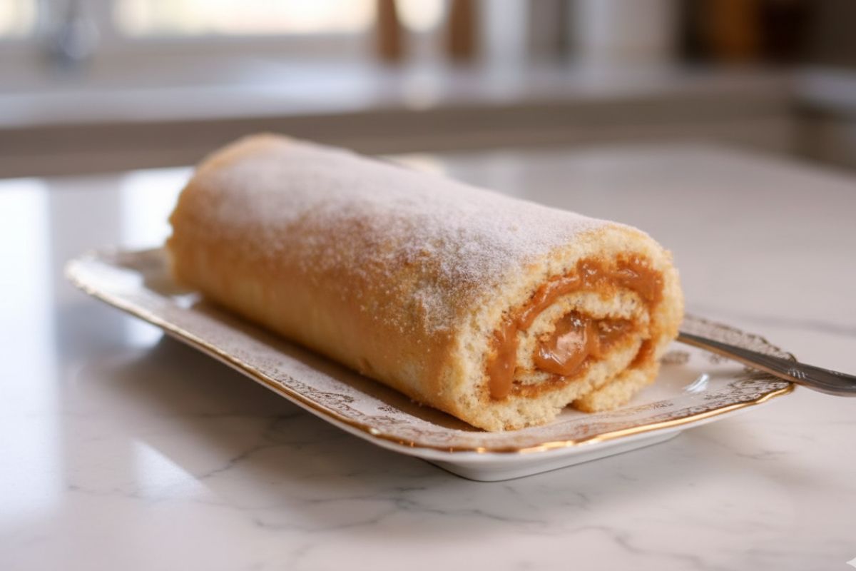 Rocambole de Doce de Leite_recipe-cookbook.com