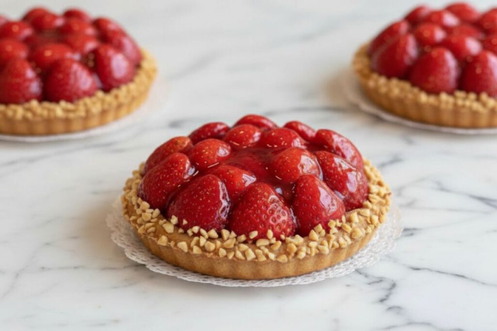 Como fazer Tortinha de Morango_recipe-cookbook.com