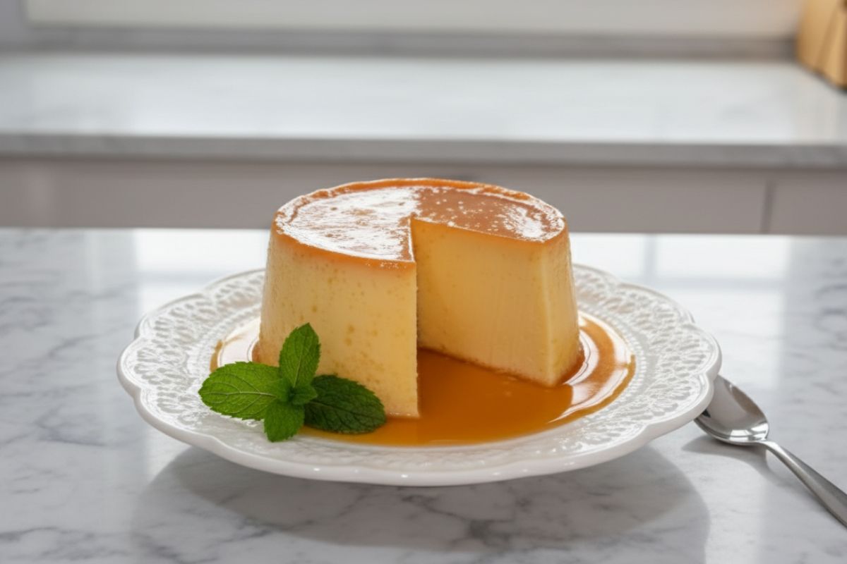 Pudim na Leiteira_recipe-cookbook.com