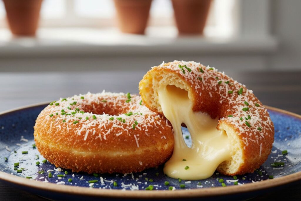 Como fazer Donuts de Batata com Queijo_recipe-cookbook.com