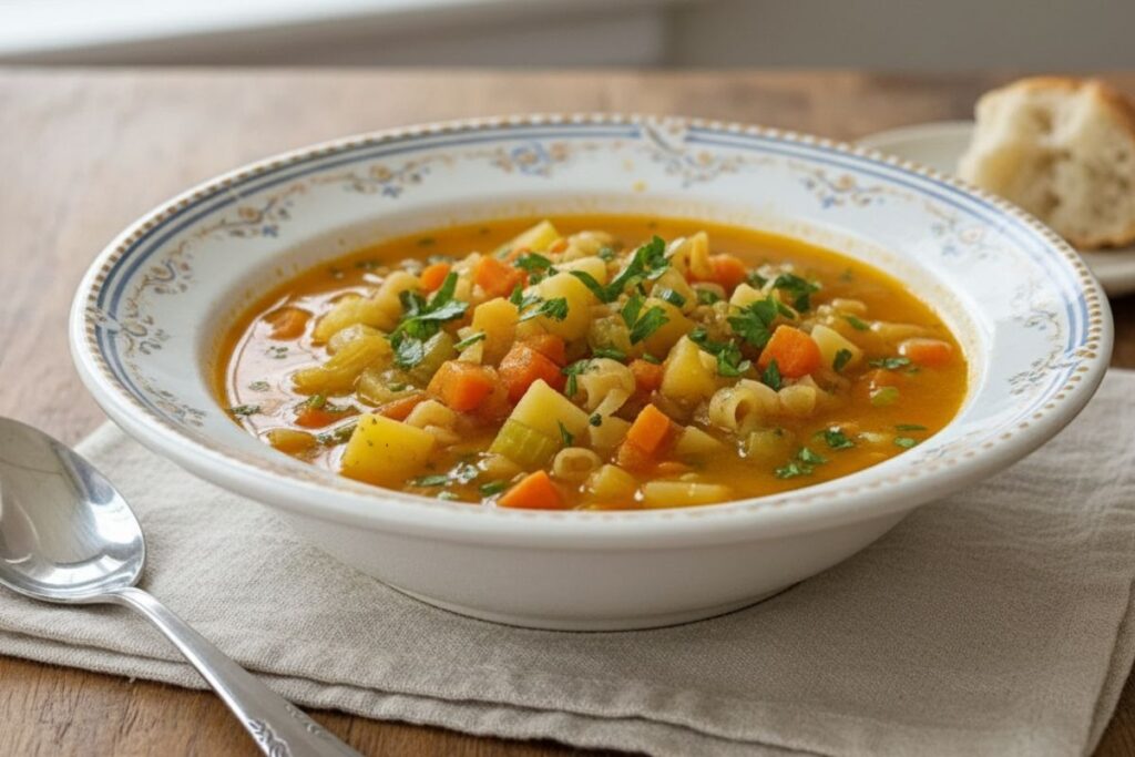 Sopa de legumes (Receitas 2) Como fazer Sopa de legumes_recipe-cookbook.com