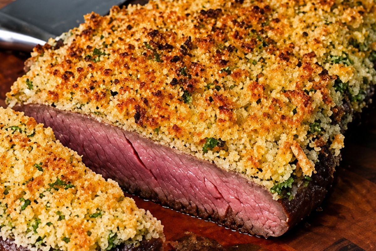 Fraldinha com Crosta de Alho_recipe-cookbook.com